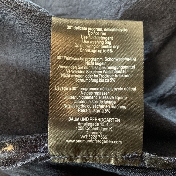 NWOT BUAM UND PFERGARTEN | ANETO LONG SLEEVE MIDI DRESS 36 XS - Picture 7 of 7